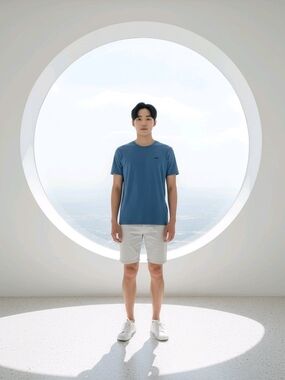 Hollister Blue Short Sleeve Tee